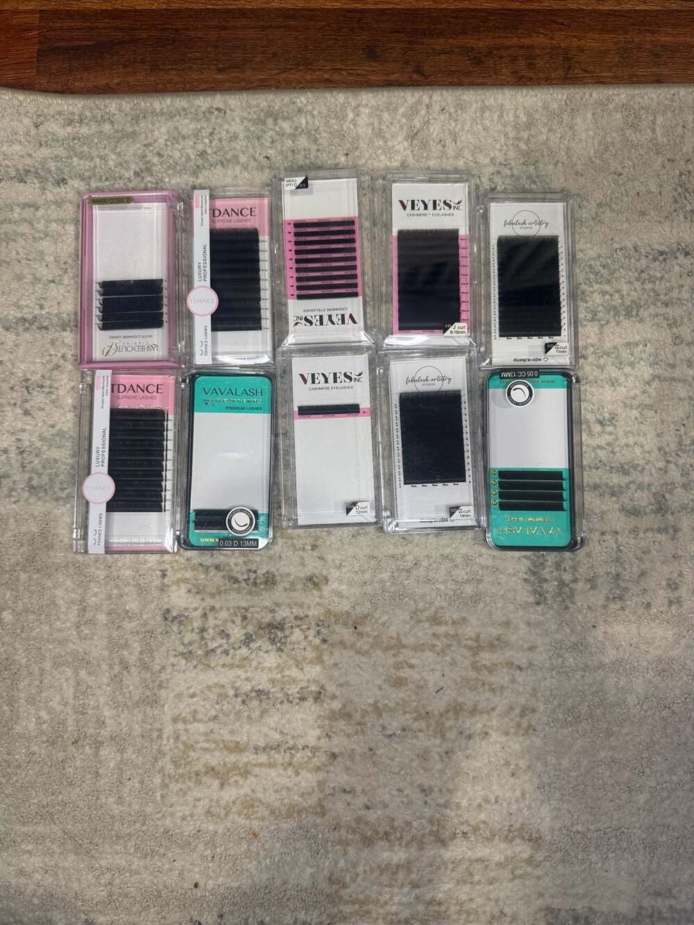 Mixed Brand Eyelash Extension Trays Bundle Tdance